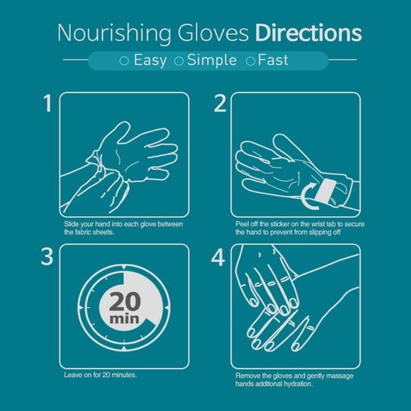 Epielle Intensive Repairing Hand Masks - 6 Pack - Picture 7 of 9